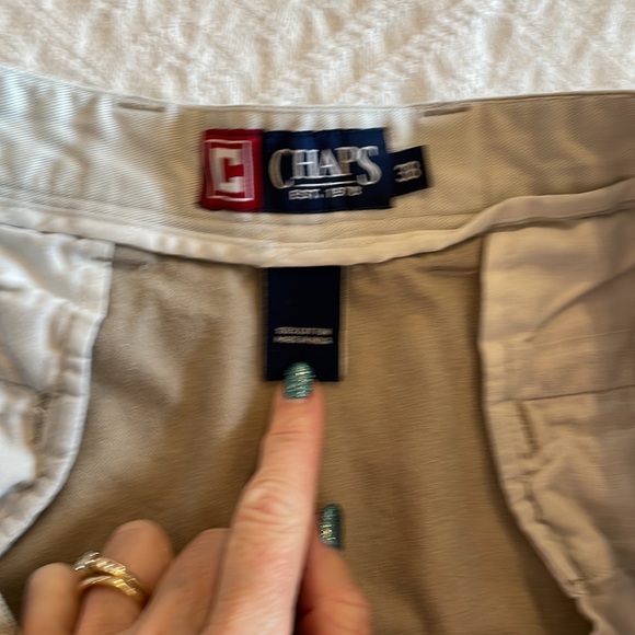 Chaps men’s cargo shorts. 38 waist. Brown tan khaki - Picture 7 of 9